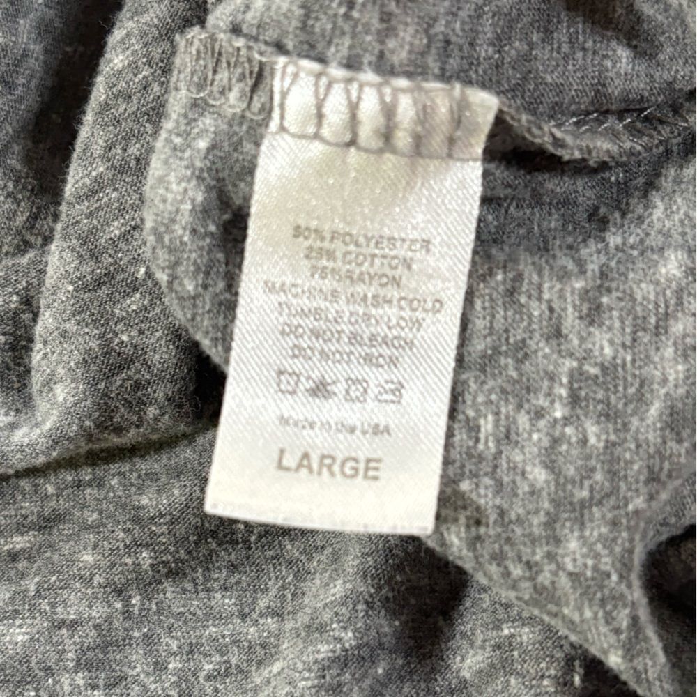 Bridge and Burn Gray Whimsical "A OK" Short Sleeve Streetwear Graphic Tee L - Picture 6 of 7
